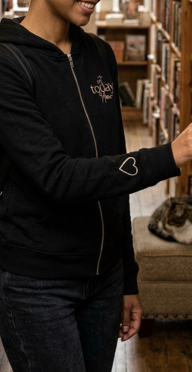Not today hoodie in black
